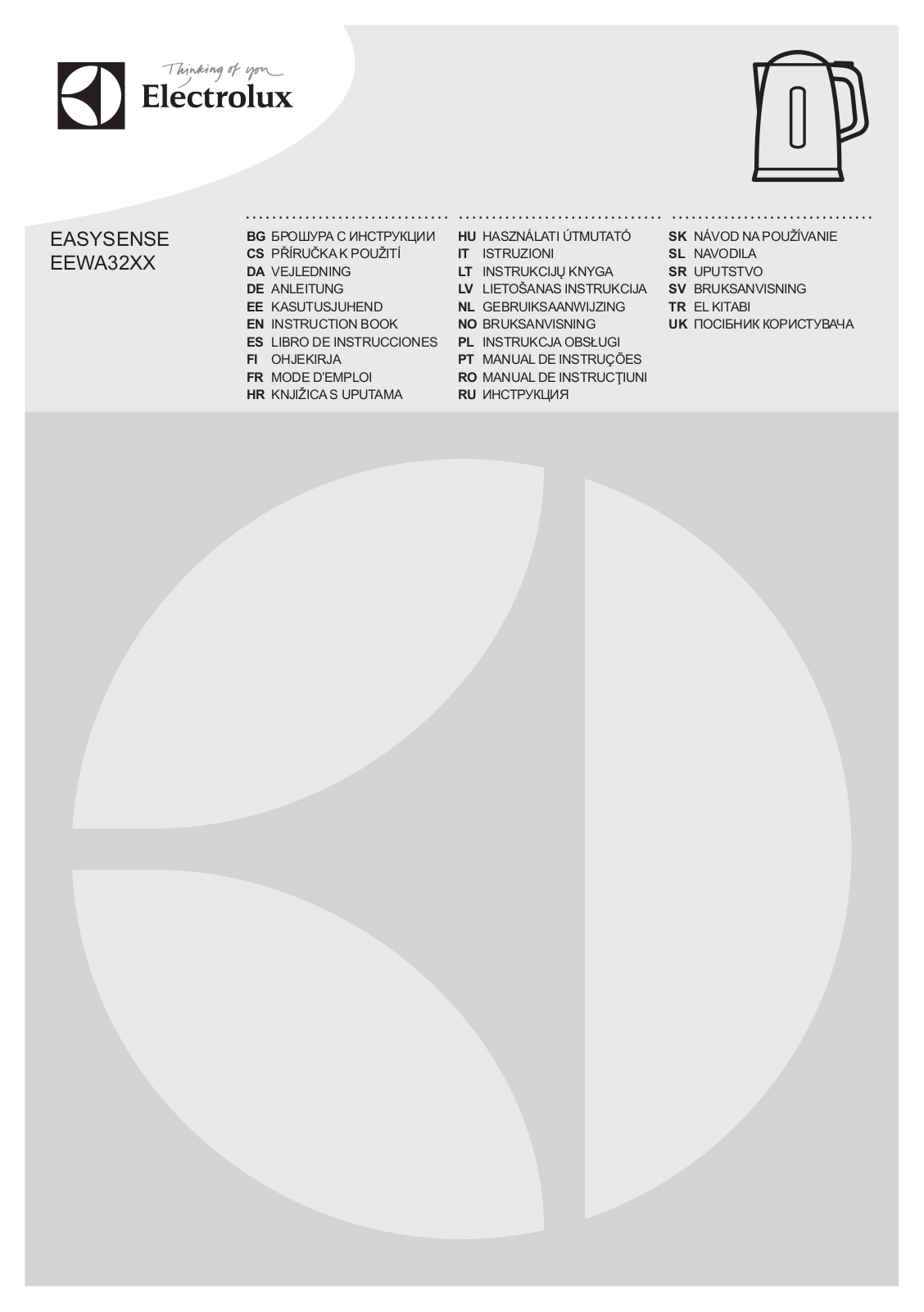 Electrolux EEWA3200 User Manual