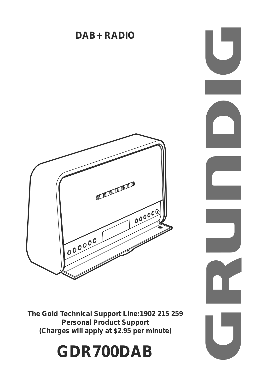 Grundig GDR700DAB Owner Manual