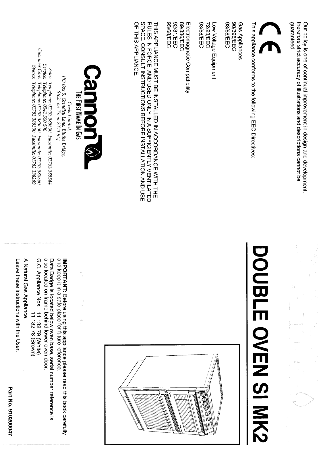 Cannon HB1113278 User Manual