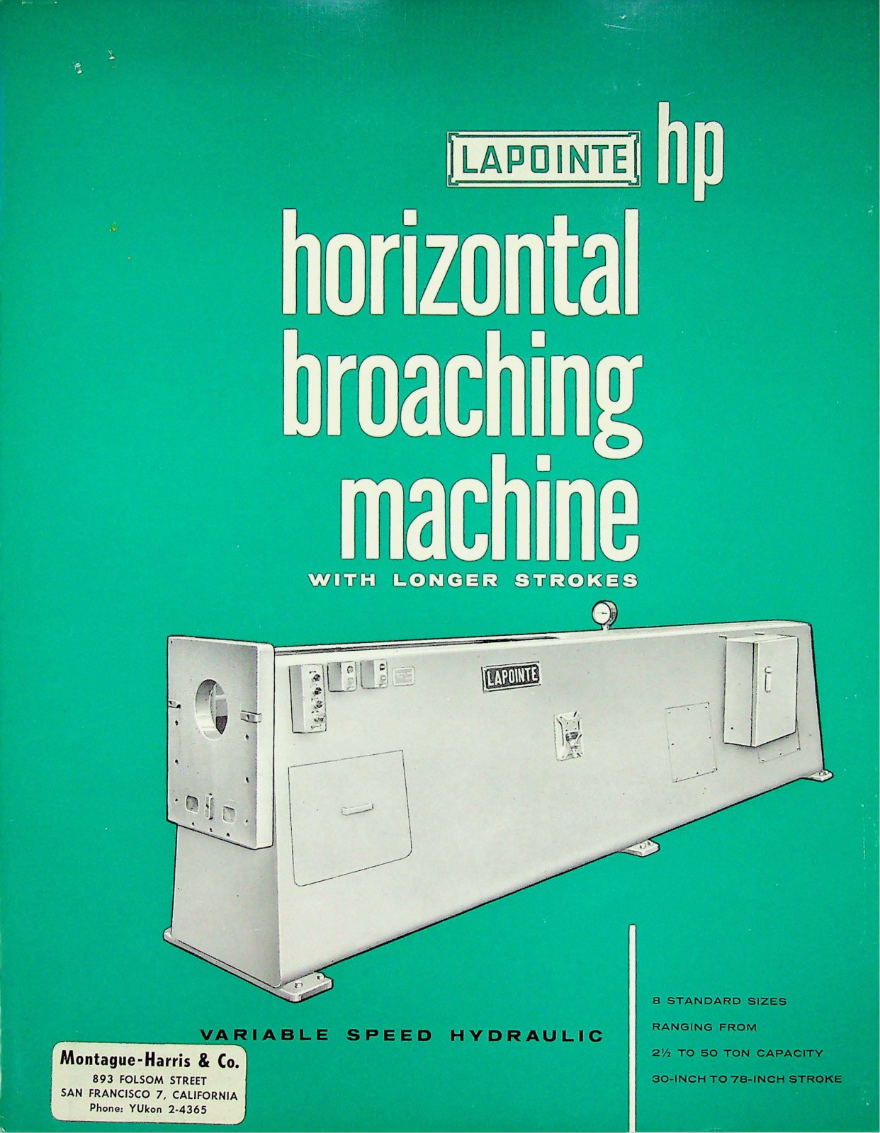 LaPointe Machine Tool HP Horizontal Broaching Machine Other - ManualMachine.com