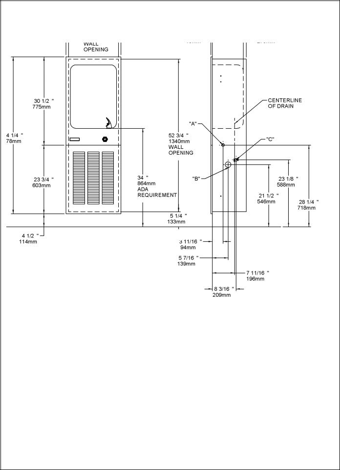 Elkay EFRC8C, EFRC8CDC, EFRC12CDC Installation Manual