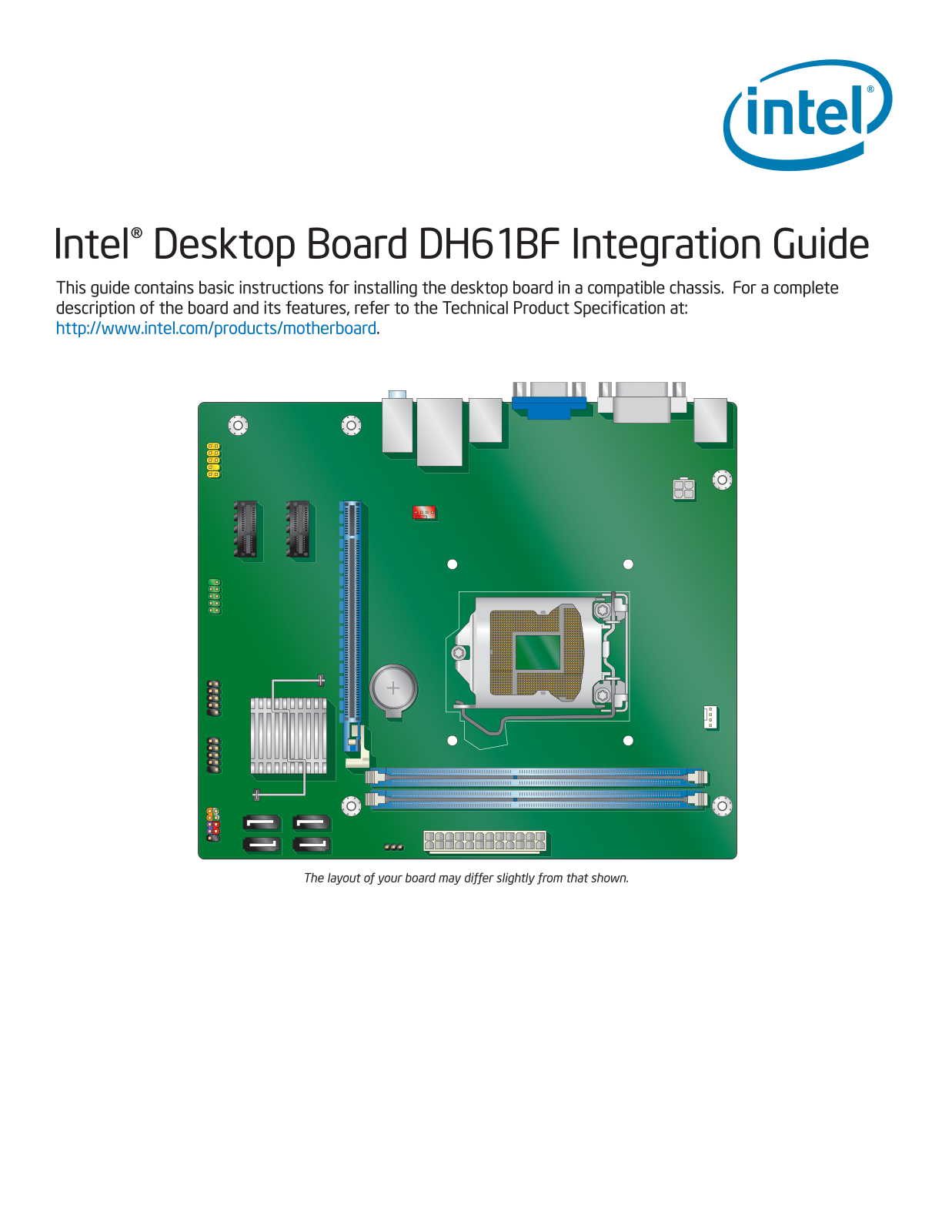 Intel BOXDH61BF, DH61BF User Manual