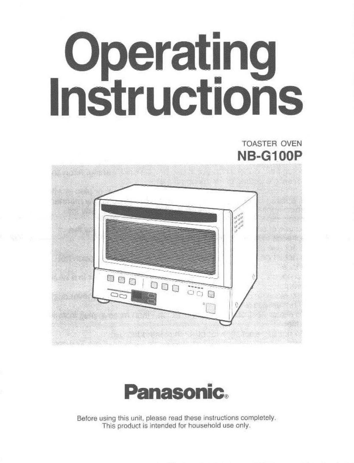 Panasonic NB-G100P User Manual