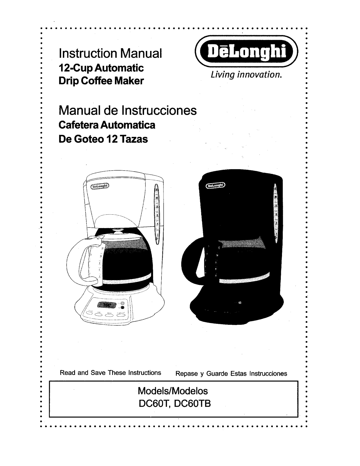 DeLonghi DC60TB User Manual