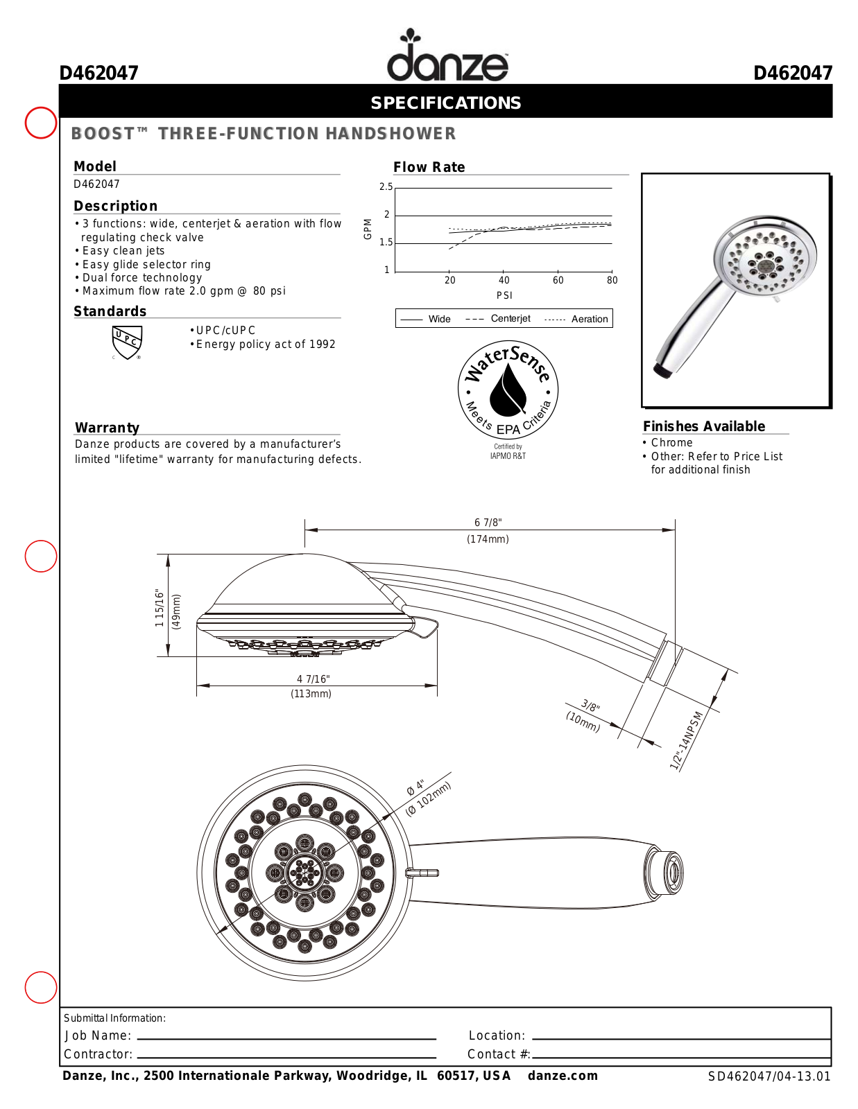 Danze D462047 User Manual - ManualMachine.com