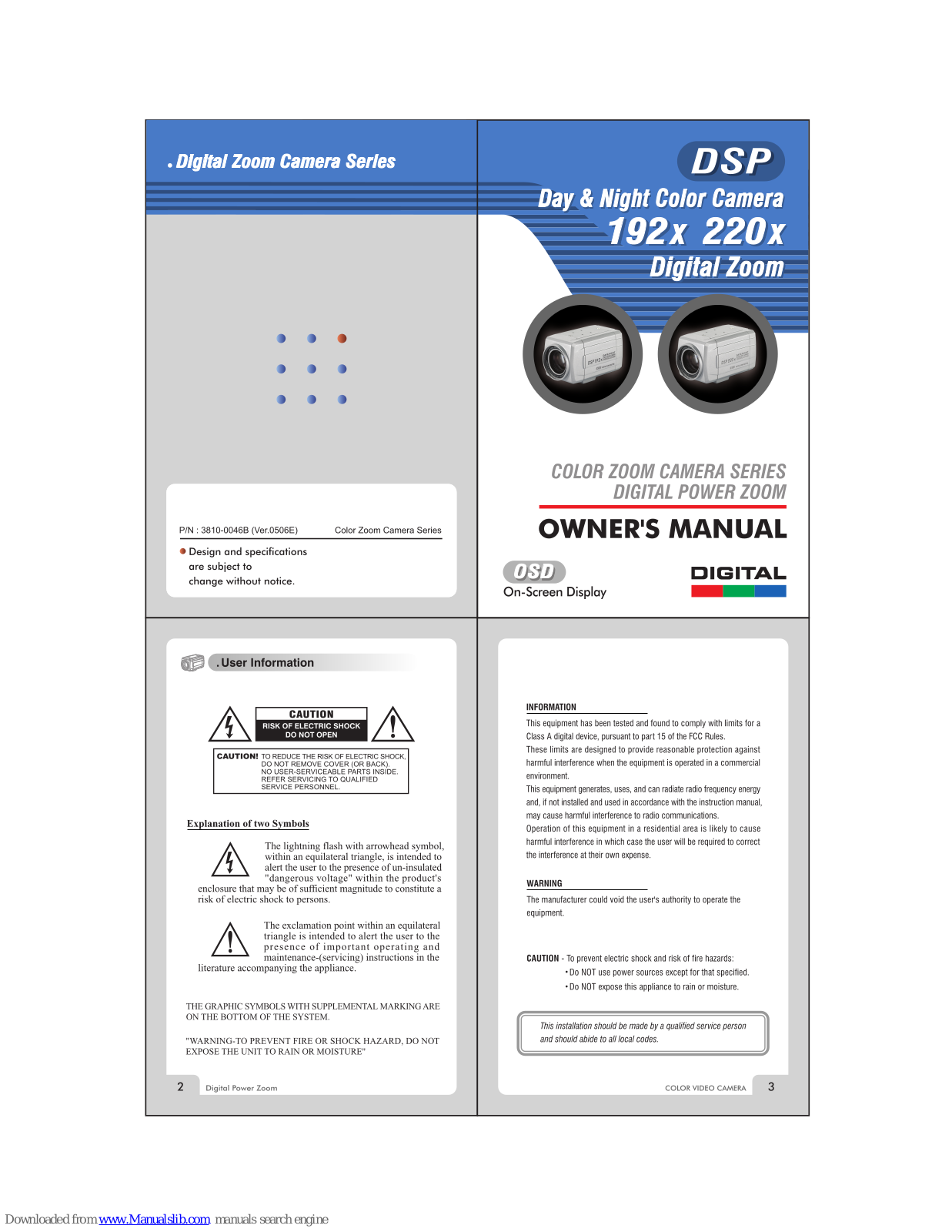 DSP 192x, 220x Owner's Manual