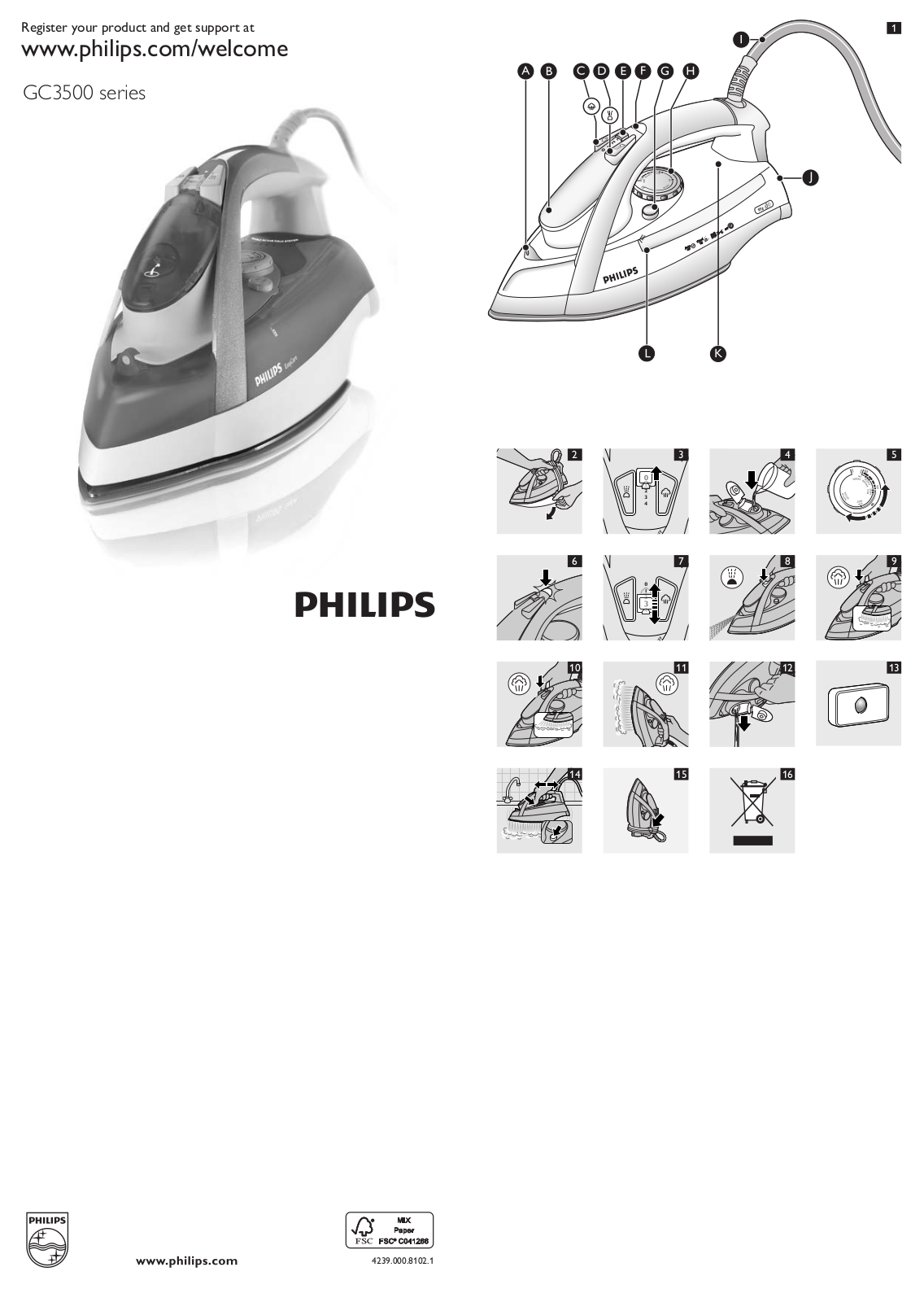 PHILIPS GC3540 User Manual