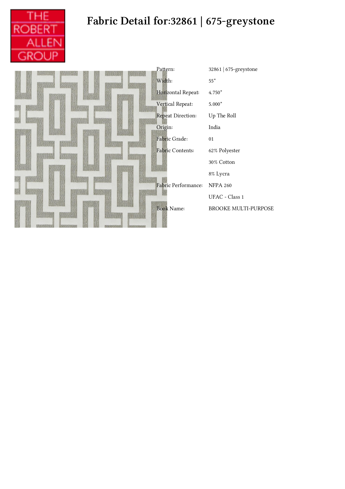 Duralee CRAL4381 Specifications - ManualMachine.com