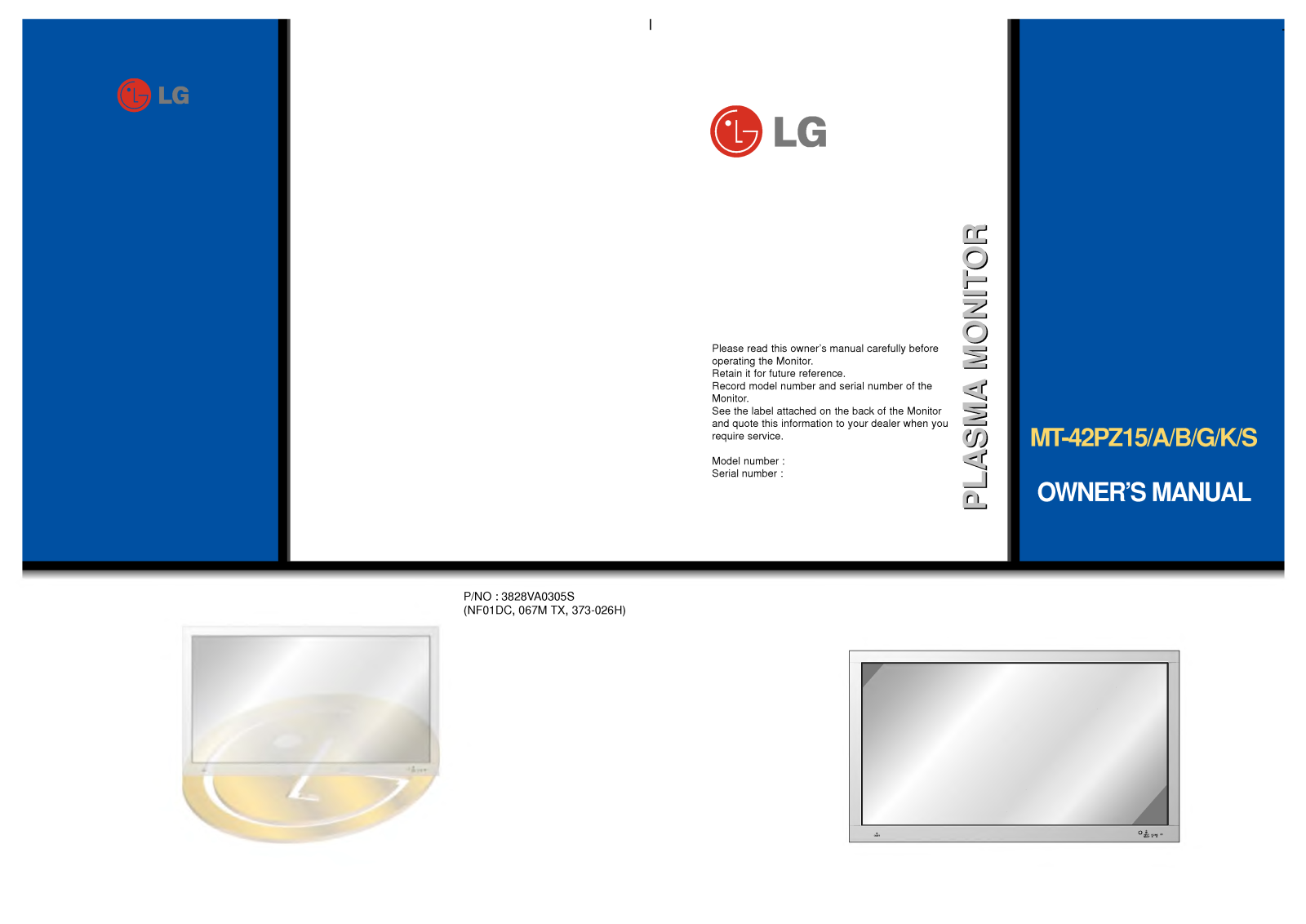 LG MT-42PZ15 User Manual