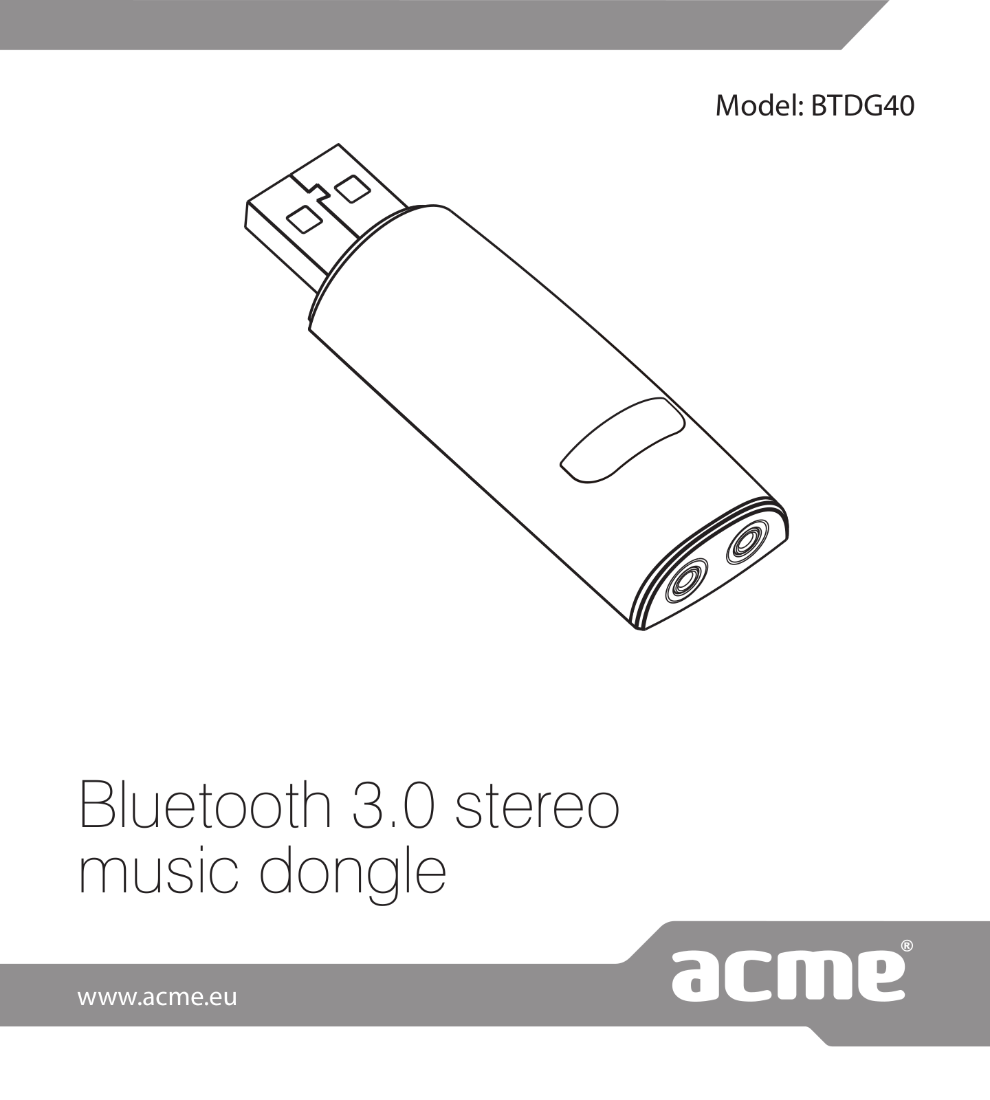 Acme BTDG40 User Manual