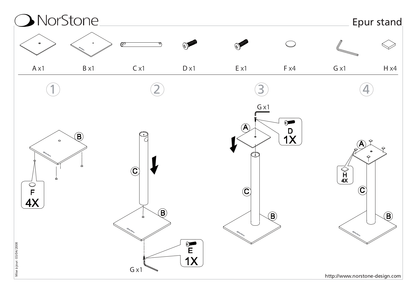 Norstone Epur Stand User guide - ManualMachine.com