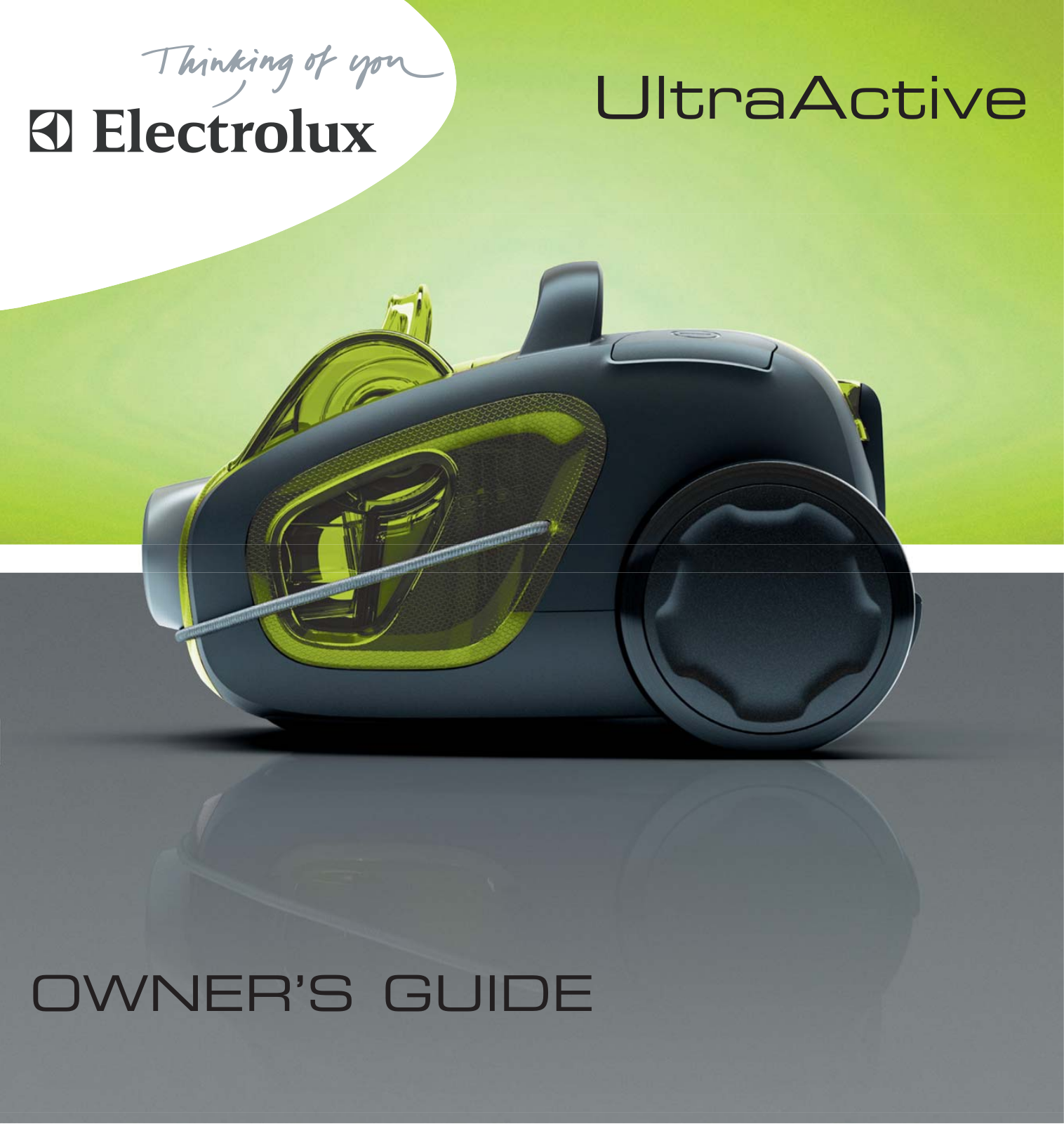 Electrolux EL4307A Owner's Manual