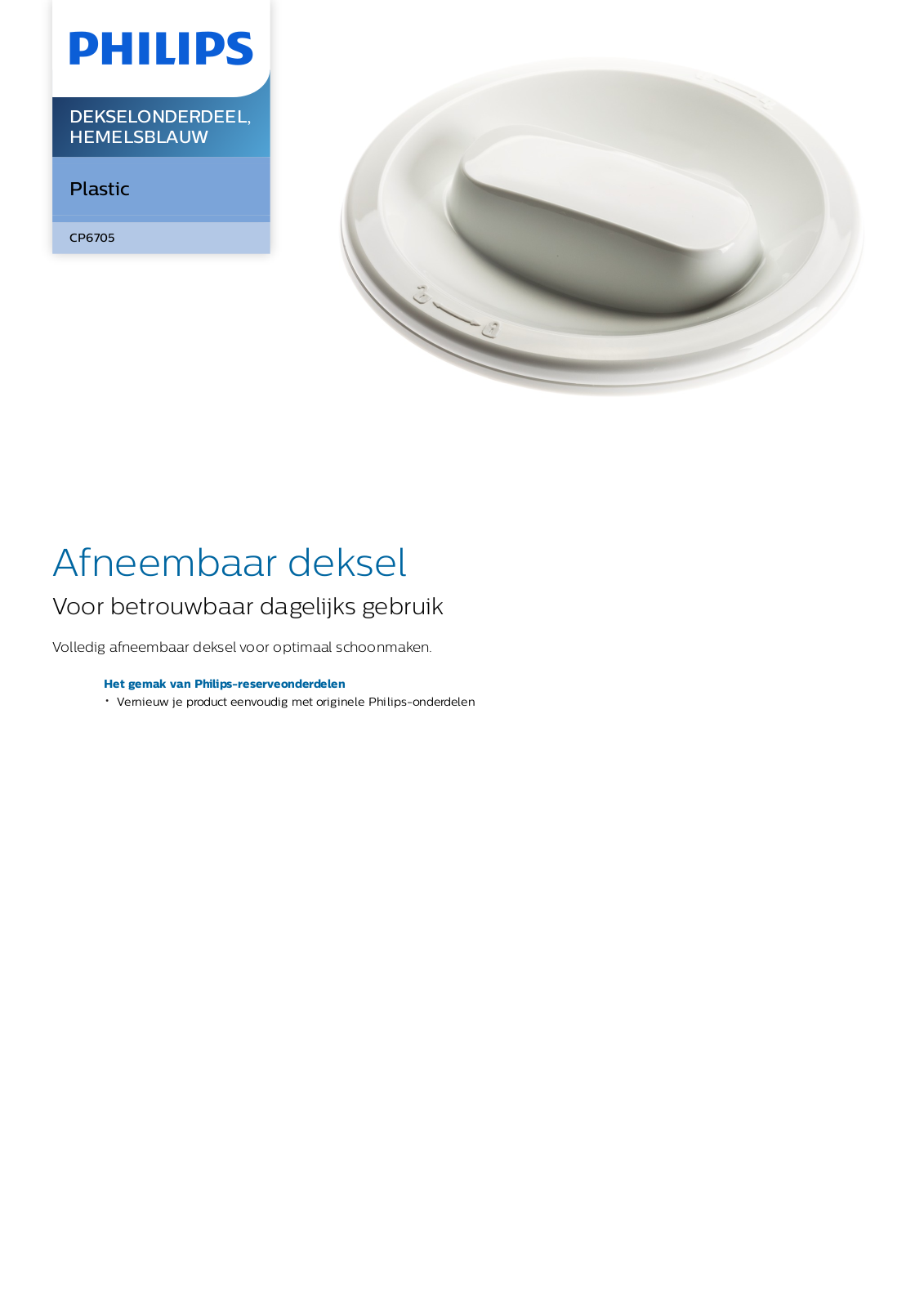 Philips CP6705/01 Leaflet - ManualMachine.com