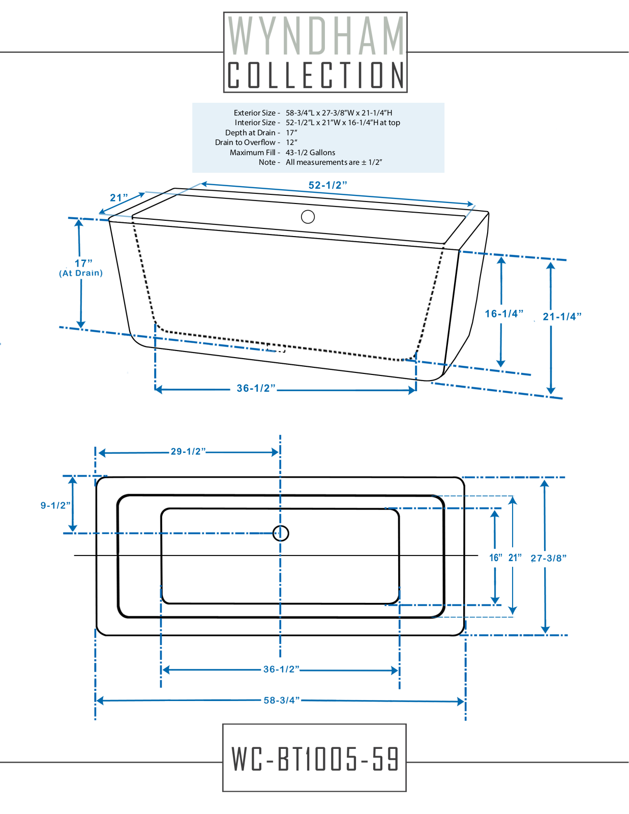 Wyndham Collection WCOBT100559 User Manual