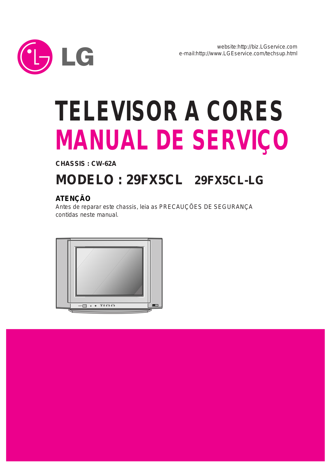 Lg 29FX5CL User Manual