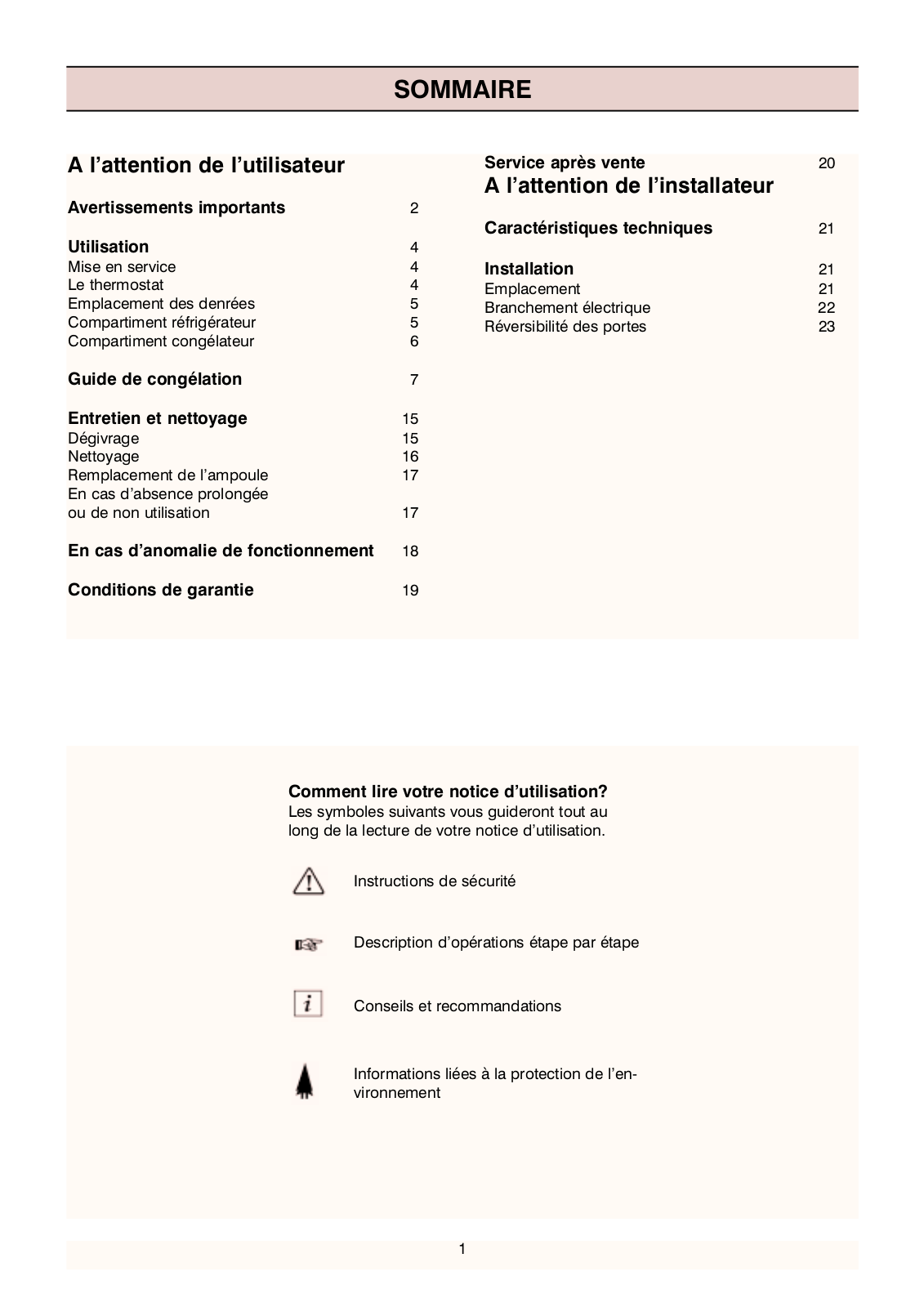 Faure FRD361W, FRD361 User Manual