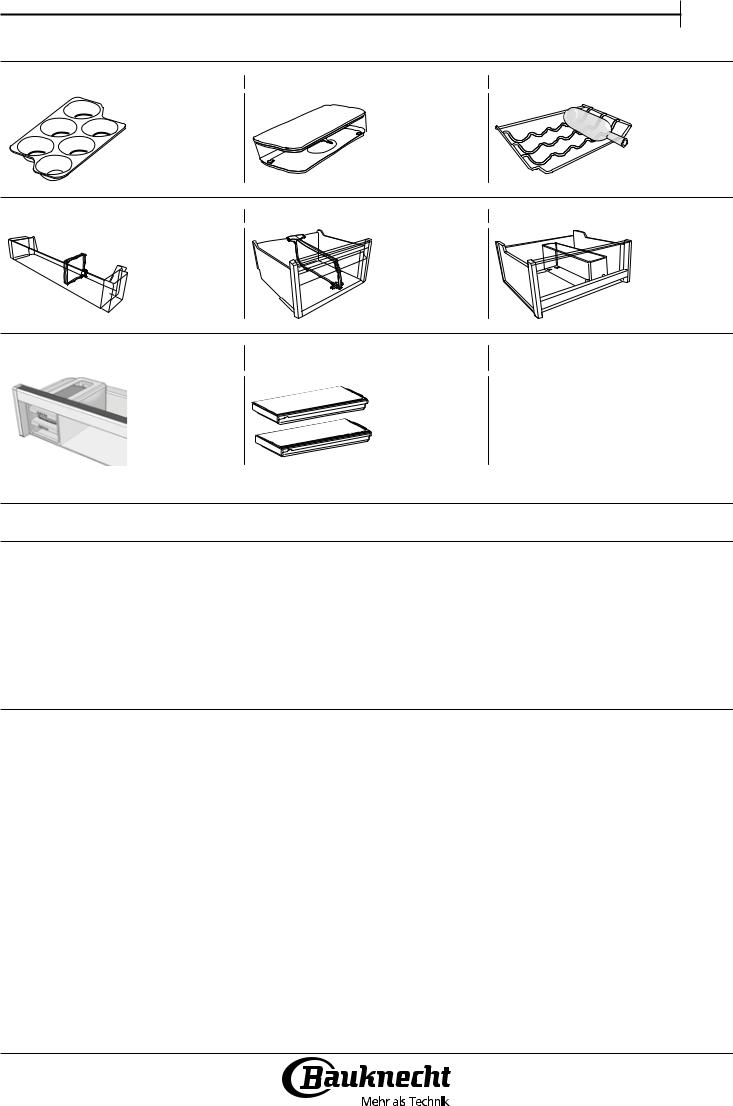 BAUKNECHT KGNF 18 A3+CONNECT Daily Reference Guide