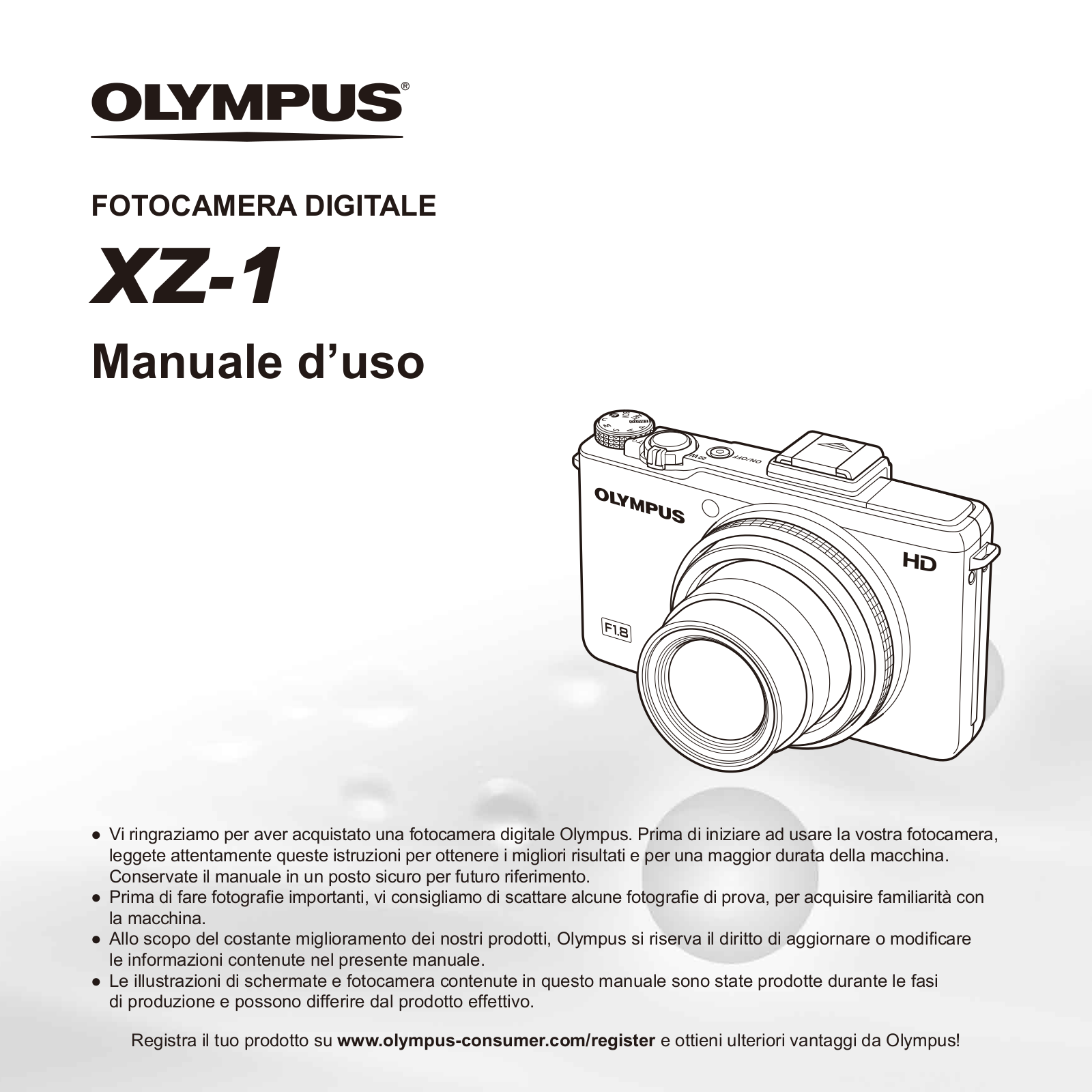 OLYMPUS XZ-1 User Manual