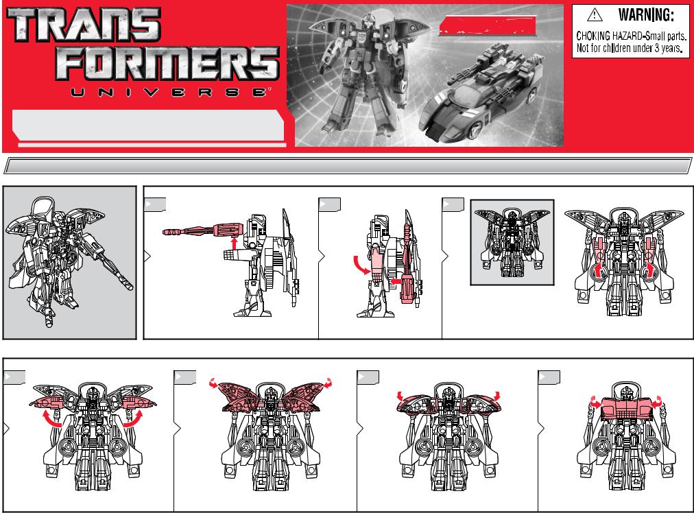 HASBRO Transformers Universe Blurr User Manual