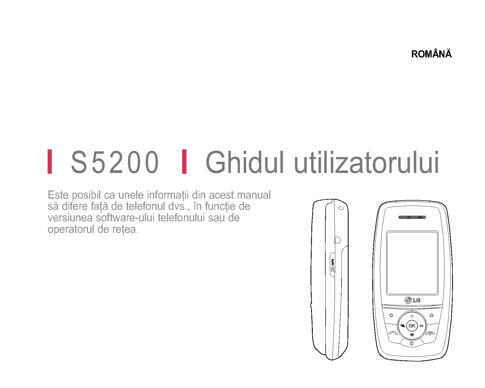 Lg S5200 User Manual