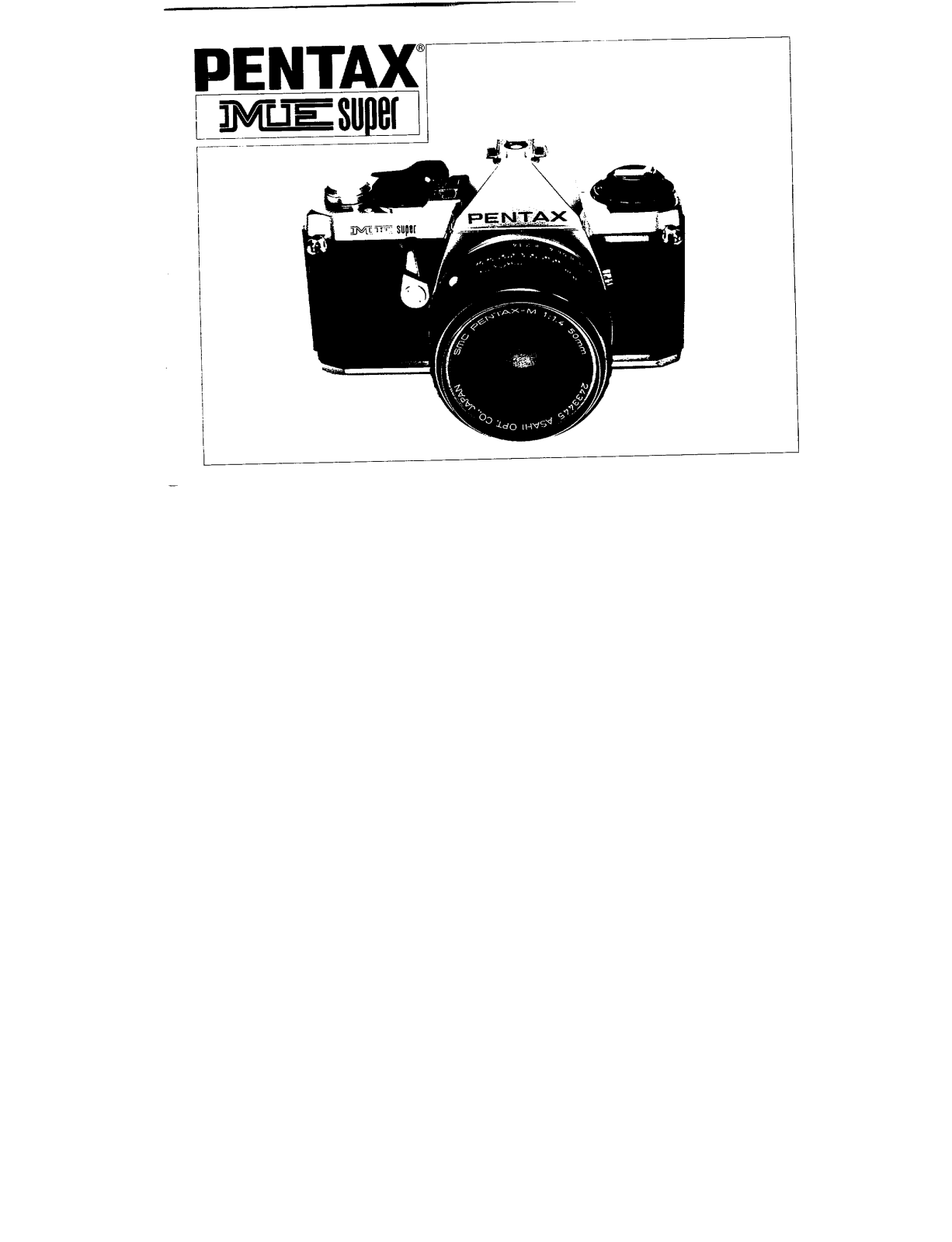 Pentax MEsuper User Manual