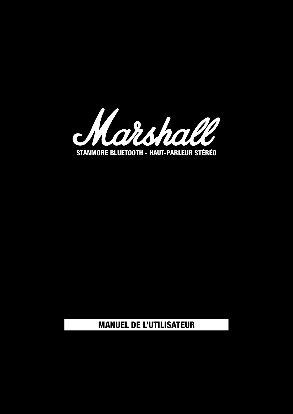 MARSHALL STANMORE II Instruction Manual