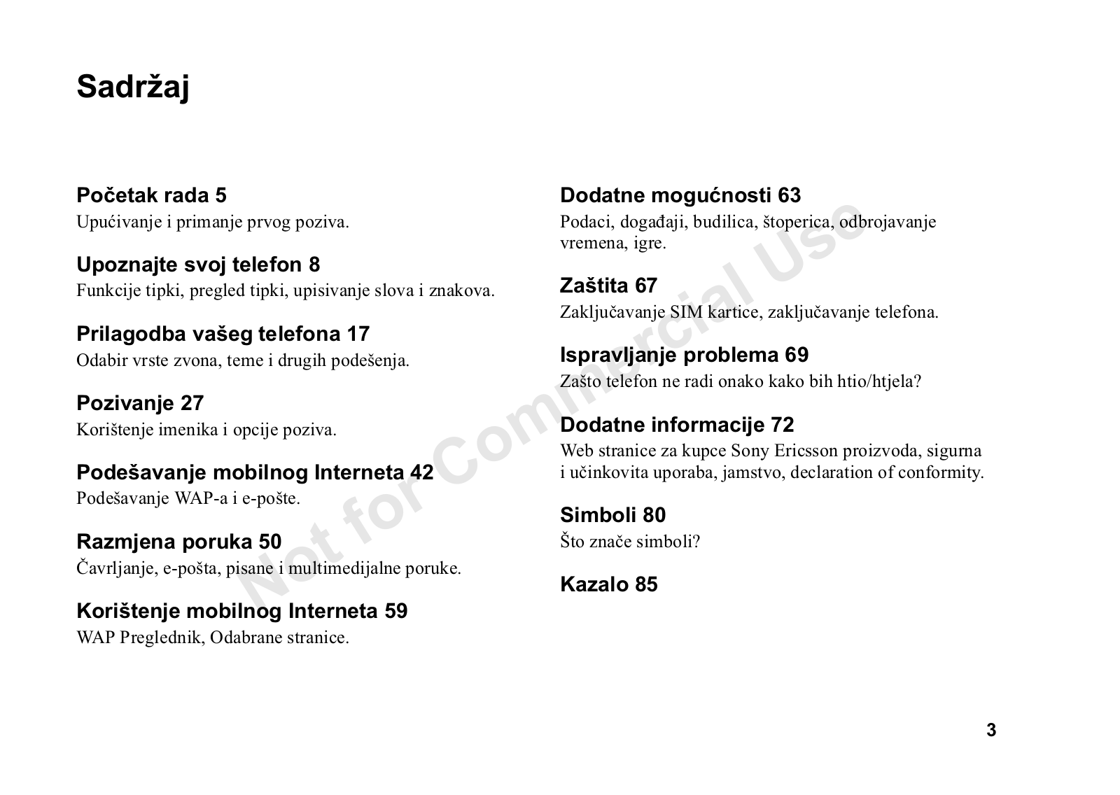 Sony ericsson T300 User Manual