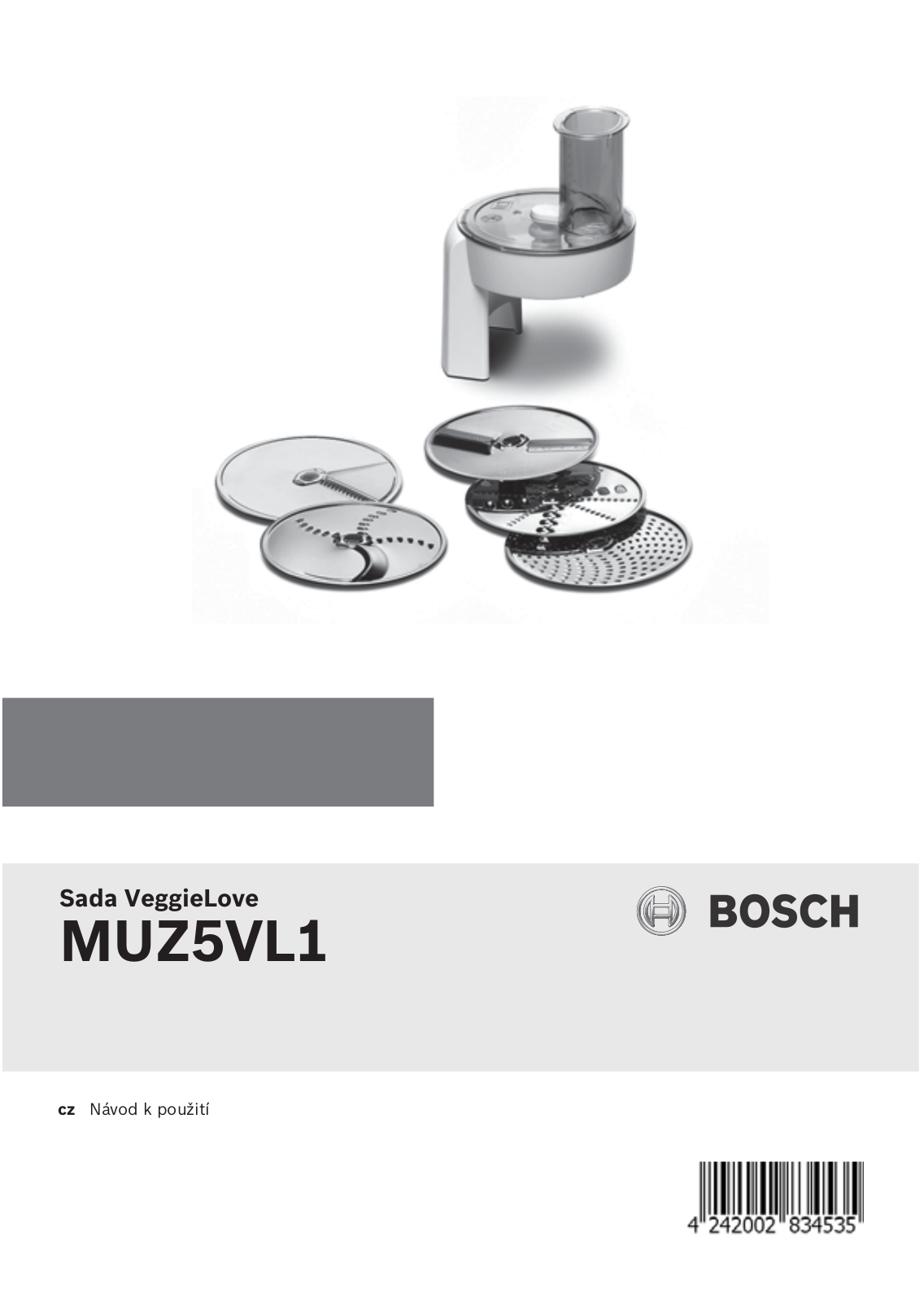 Bosch MUZ5VL1 User Manual