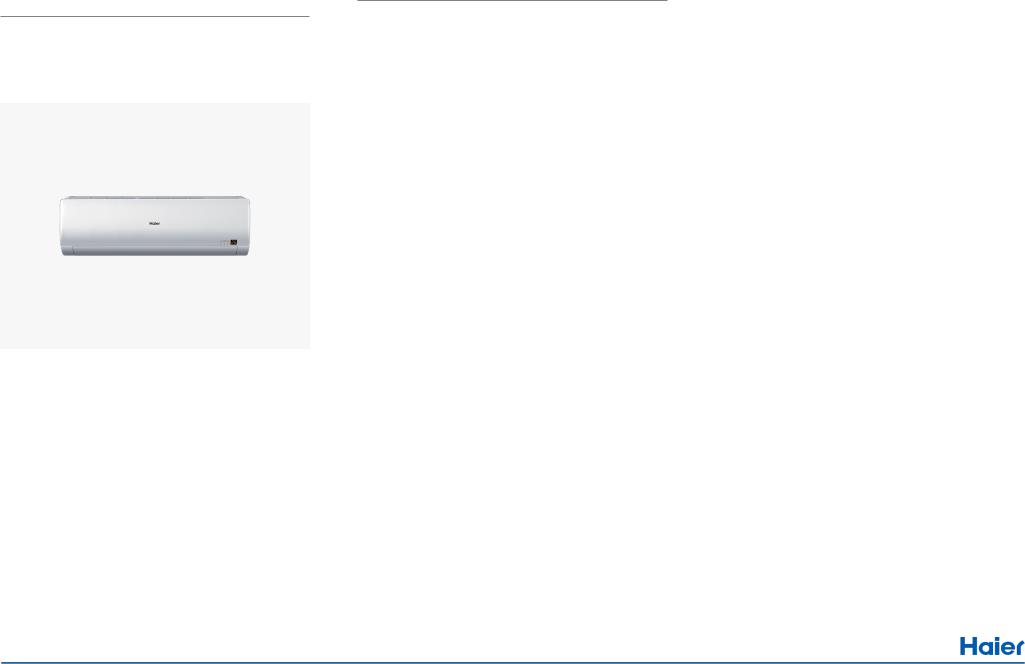 Haier AS09NS3HRA User Manual