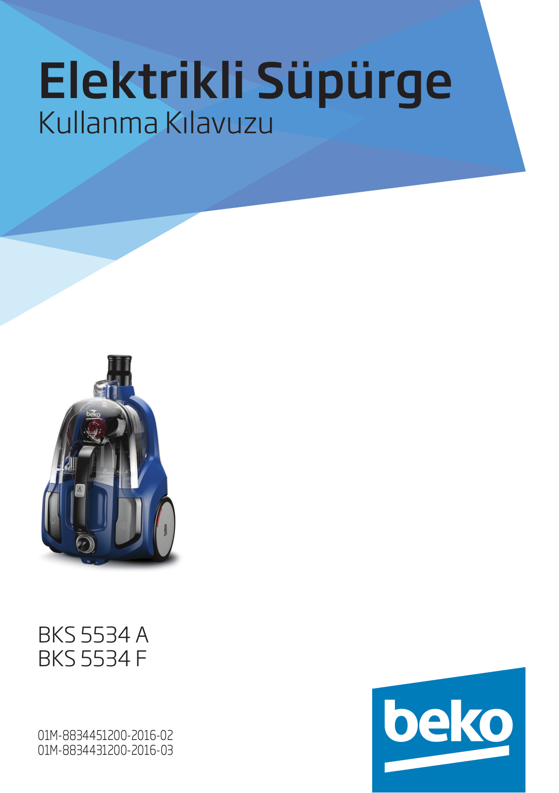 Beko BKS 5534 A, BKS 5534 F User manual