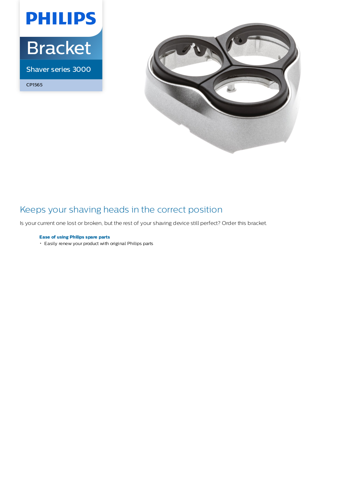 Philips CP1565/01 leaflet - ManualMachine.com