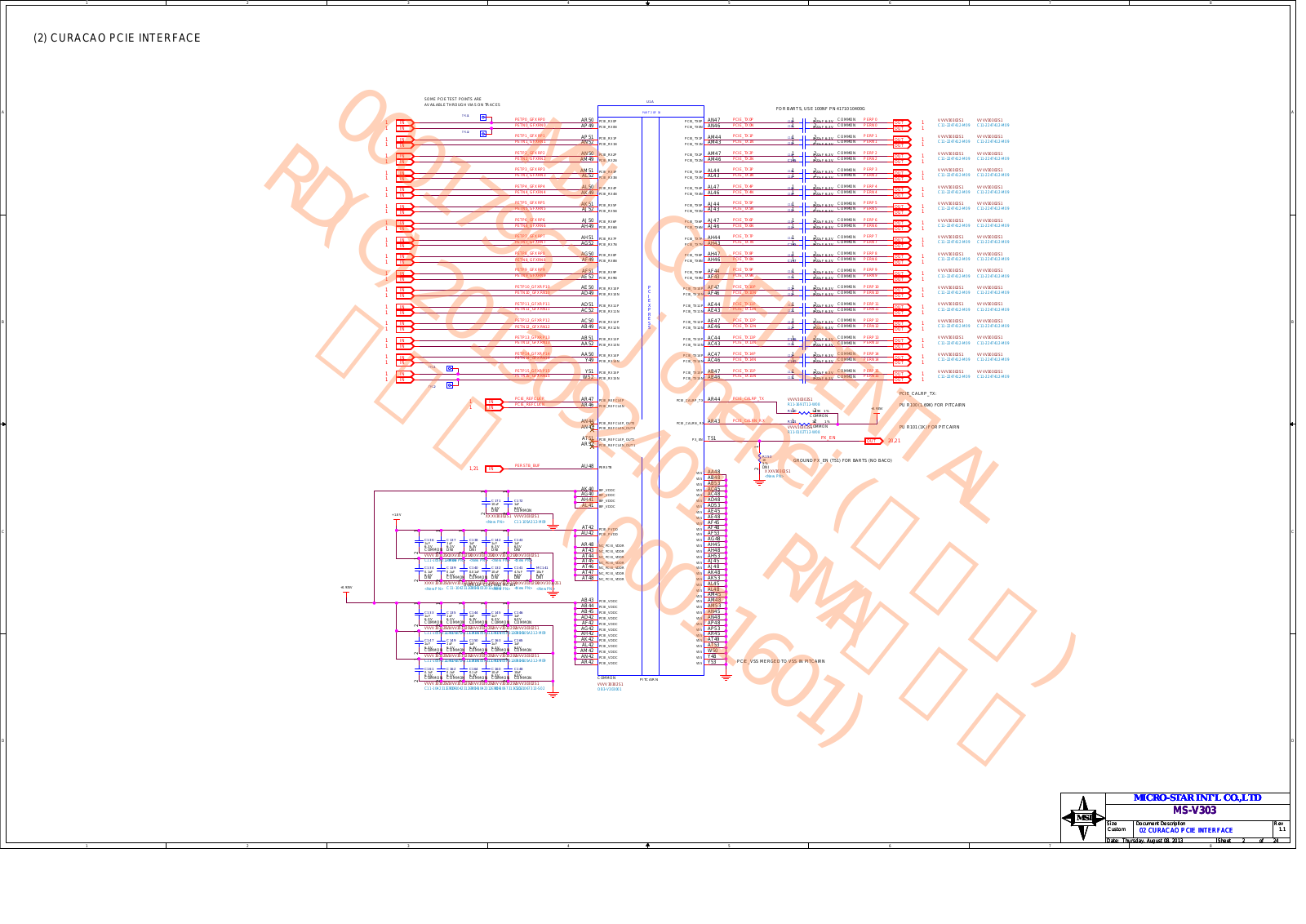 MSI MS-V302 Schematics rev1.0