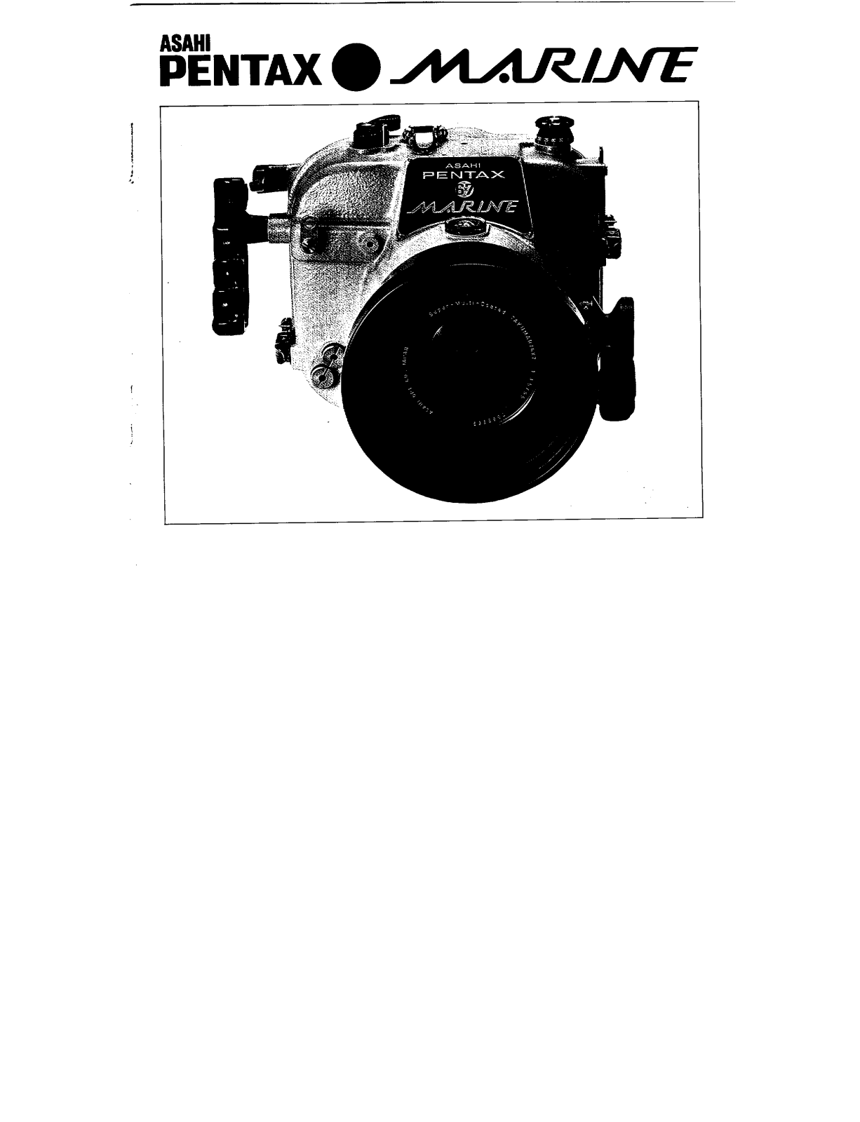 Pentax 6X7 MARINE Operating Manual