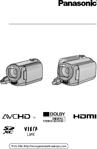 Panasonic HDC-HS80, HDC-TM80, HDC-SD80 User Manual
