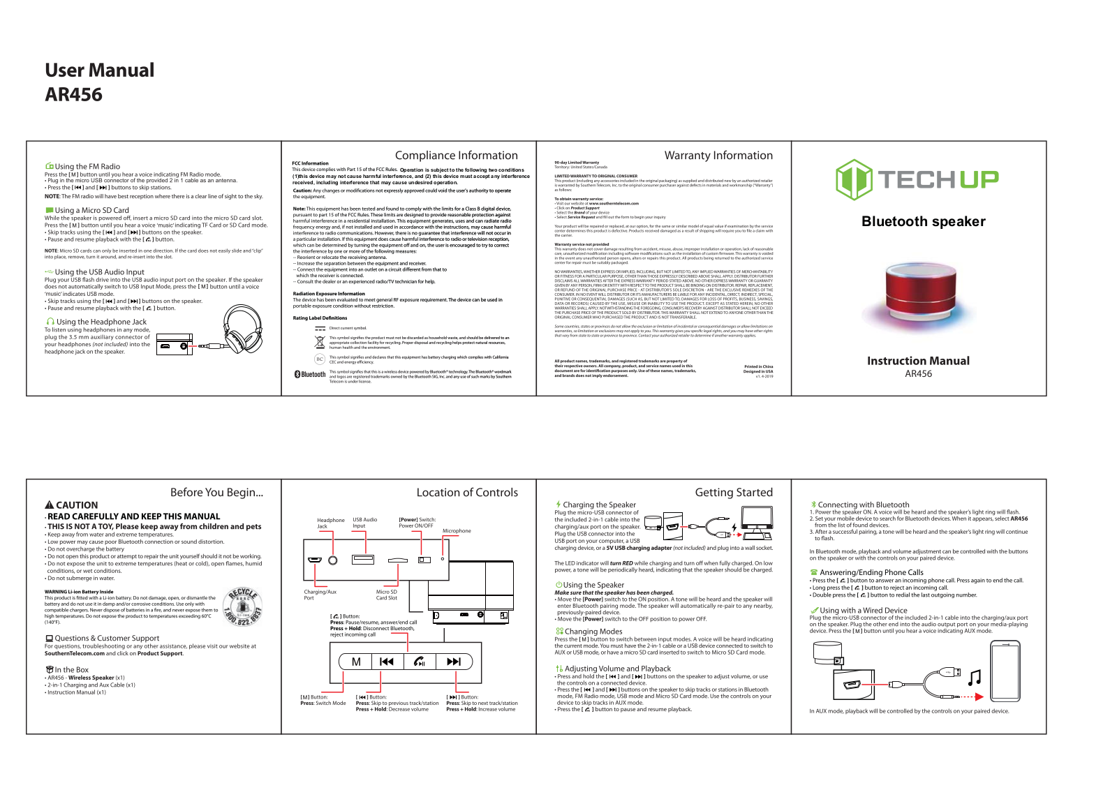 ShenZhen AR456 User Manual