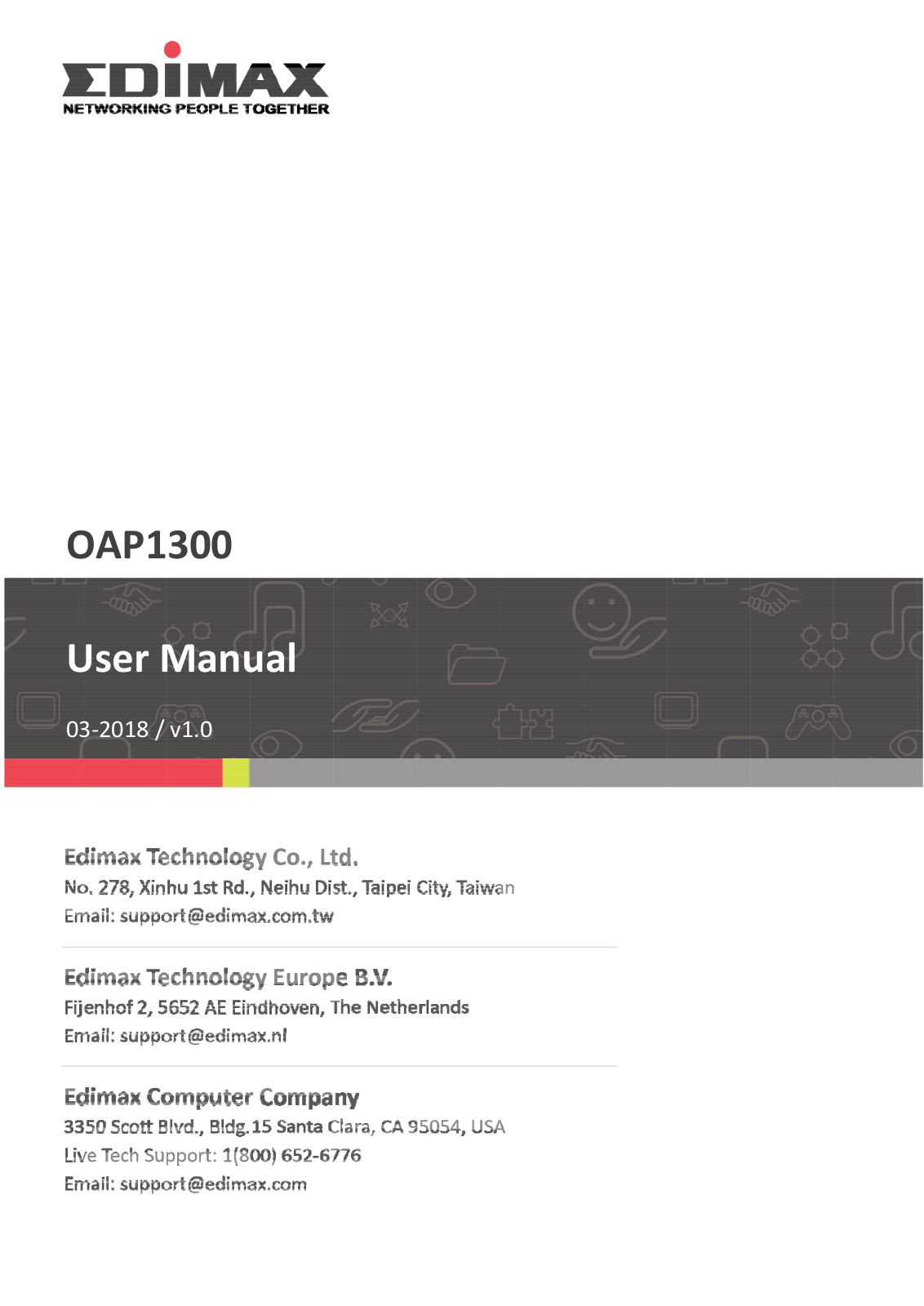 Edimax Technology Co 9574291705 Users Manual