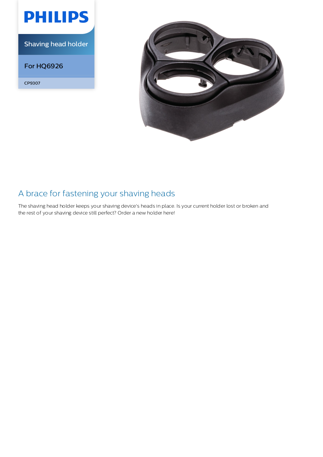 Philips CP9307/01 leaflet - ManualMachine.com
