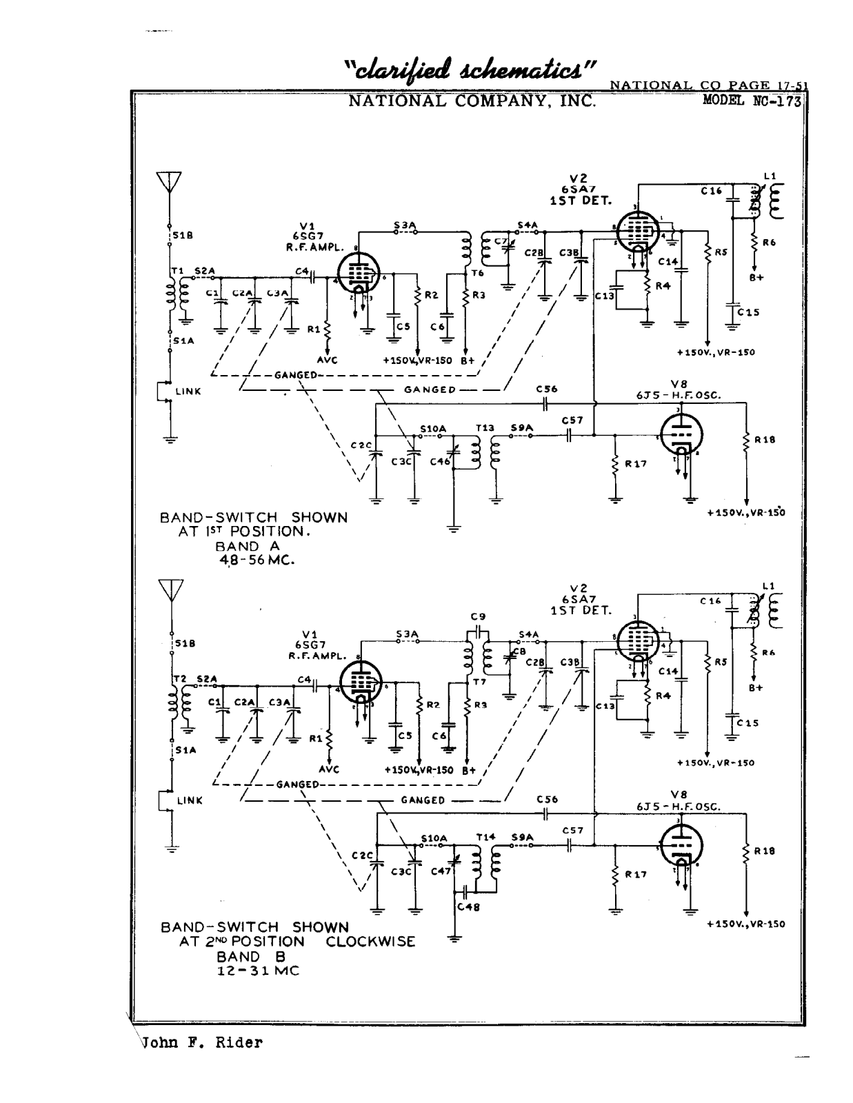 NATIONAL RADIO NC-173 User Manual