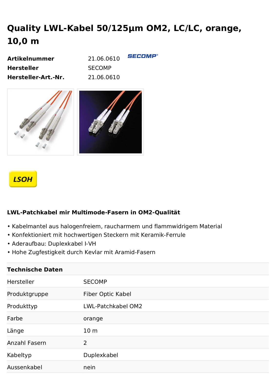 Secomp 21.06.0610 User Manual - ManualMachine.com