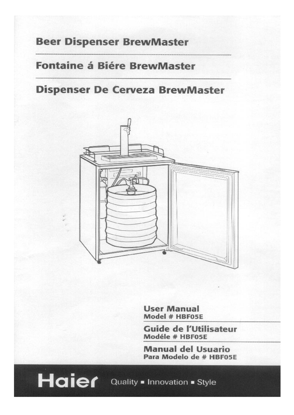 Haier HBF05EAVS-01 User Manual