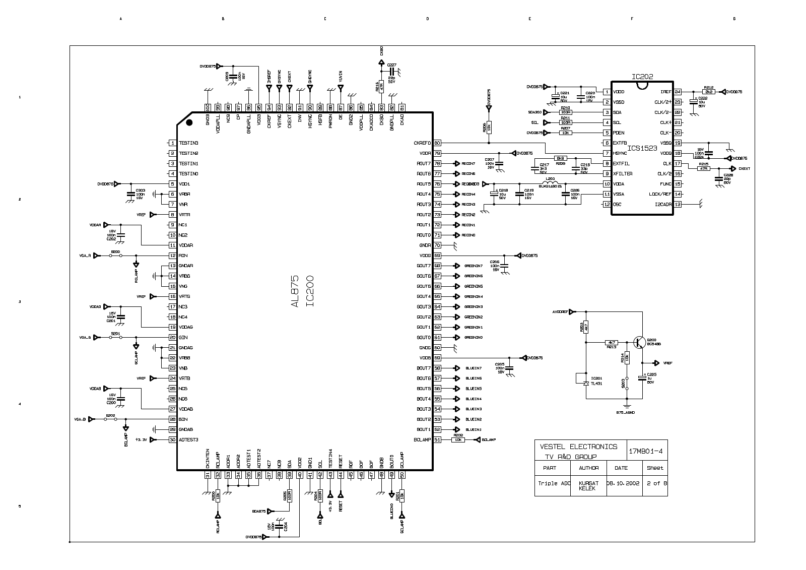 Vestel 17MB01-4 Schematic