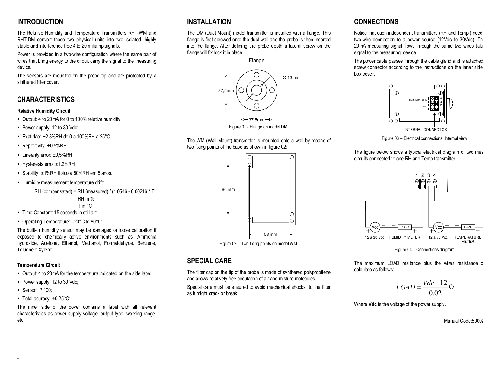 NOVUS RHT-DM User Manual