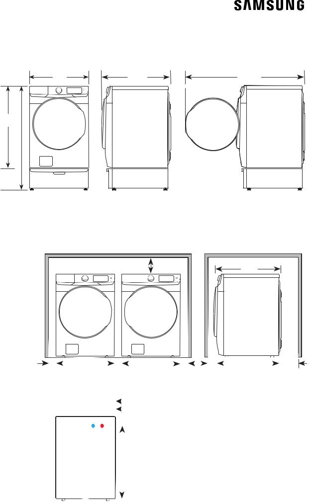 Samsung WF50A8600AE, WF50A8600AV Specification Sheet