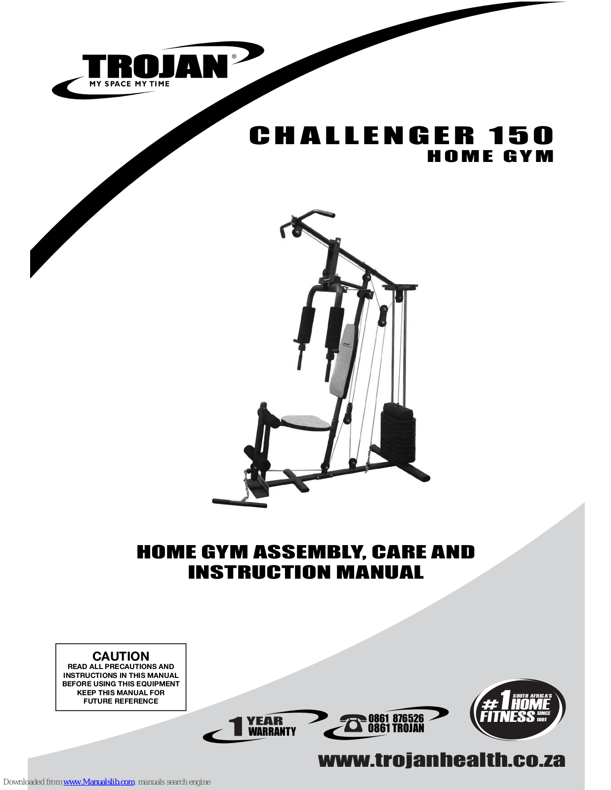 Trojan Challenger 150 Assembly And Instruction Manual