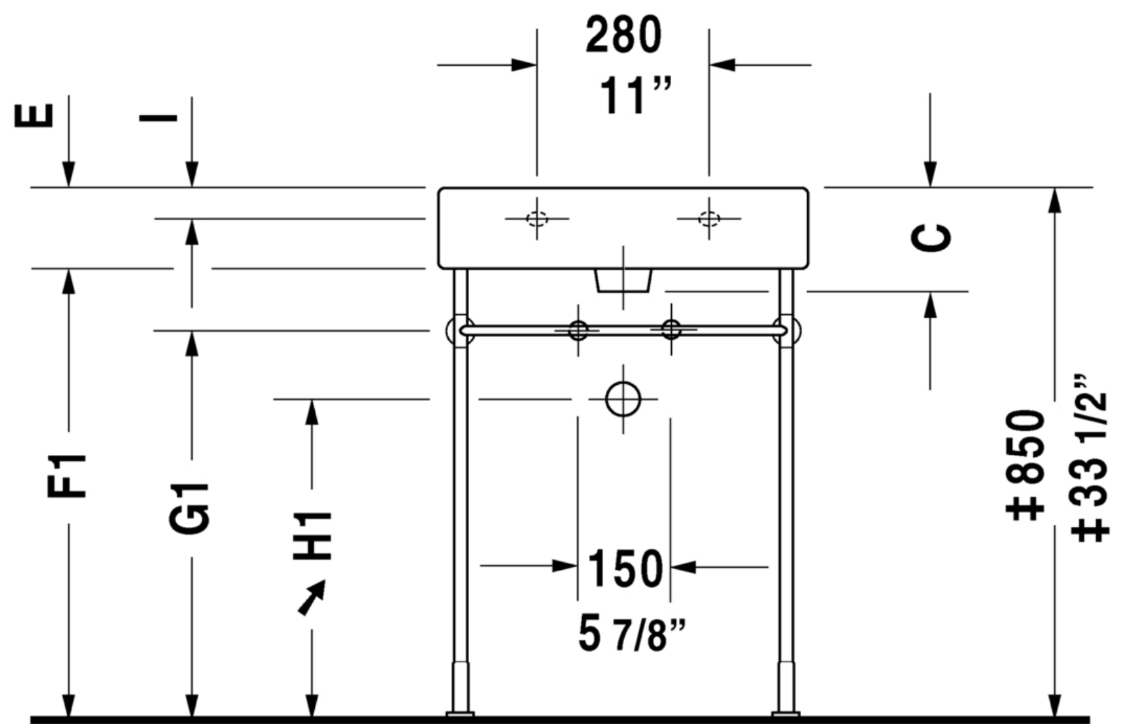 Duravit DRV1647 Dimensions - ManualMachine.com