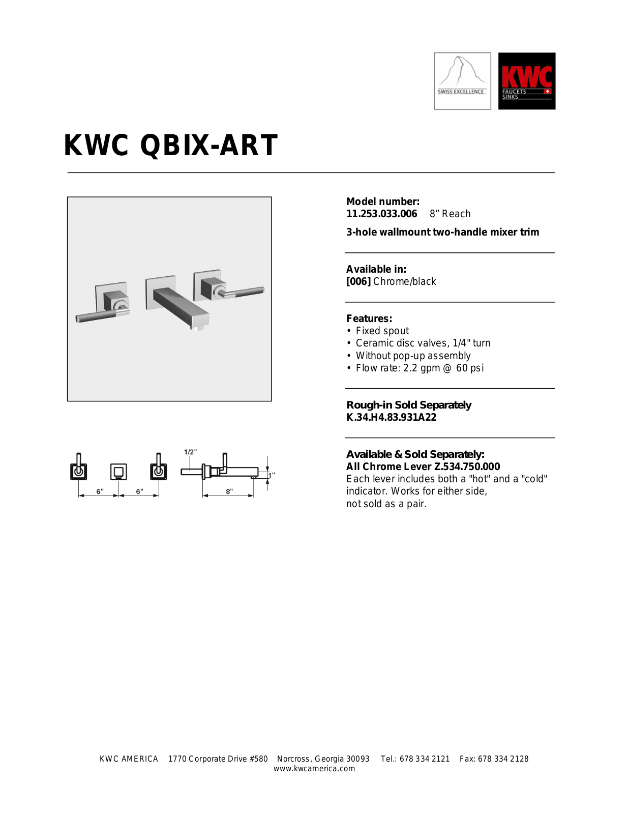 KWC 11.253.033.006 User Manual