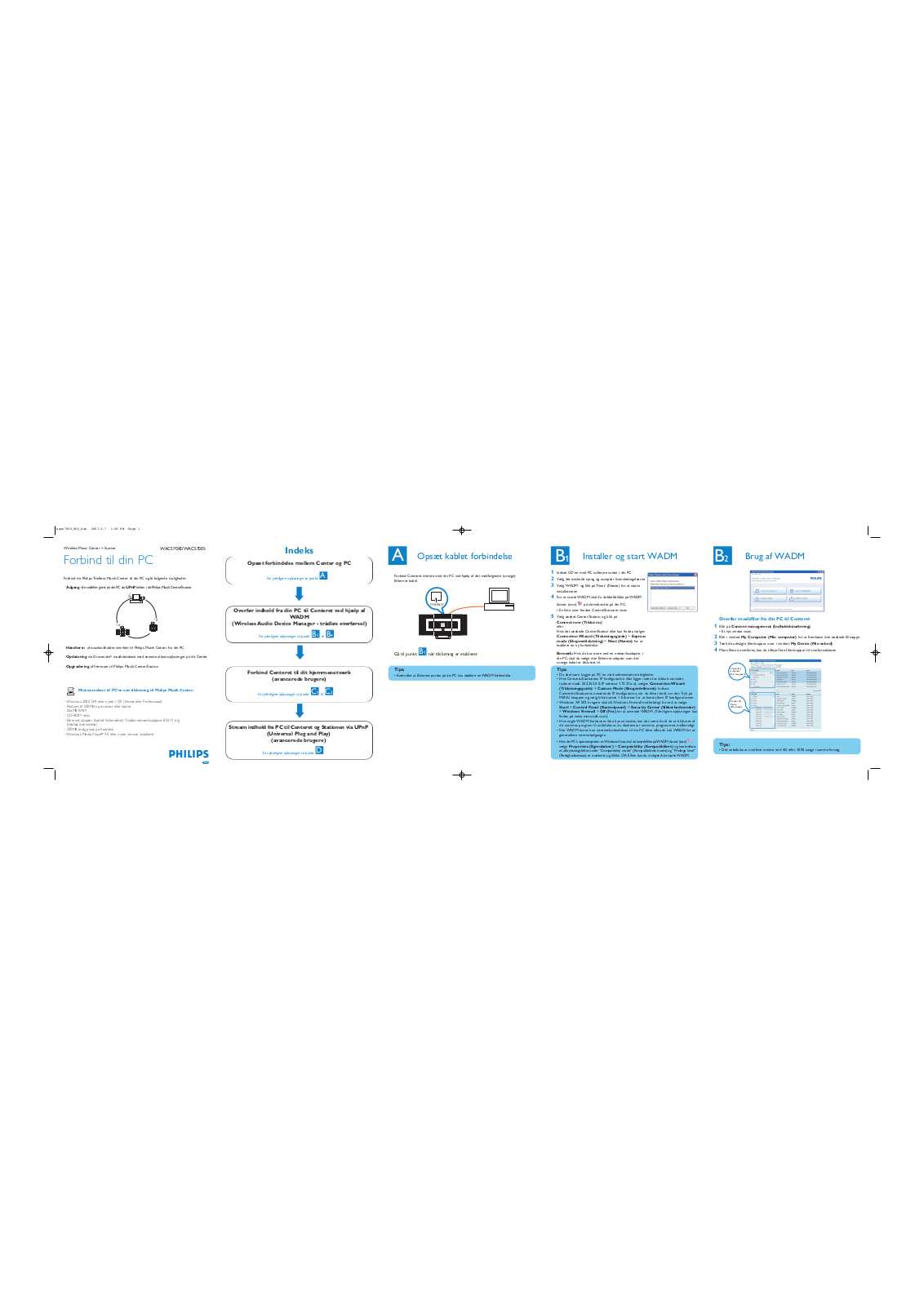 Philips WACS7000/12 Quick Installation Guide