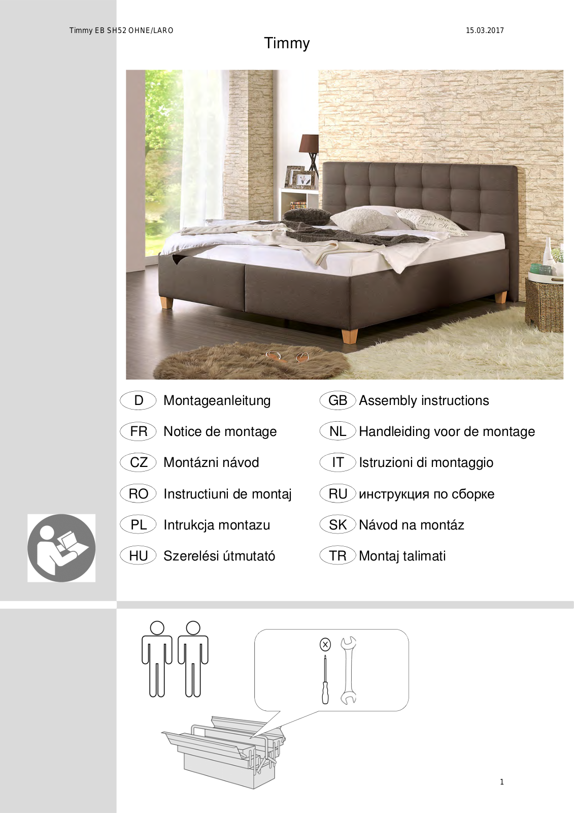 Home affaire Timmy Assembly instructions