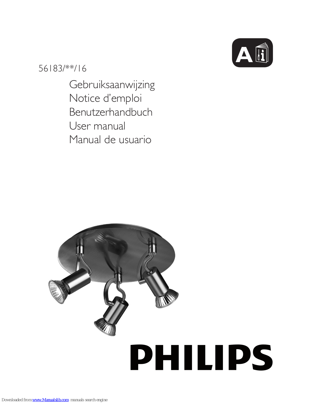 Philips 56183-17-16, 56183/**/16 User Manual