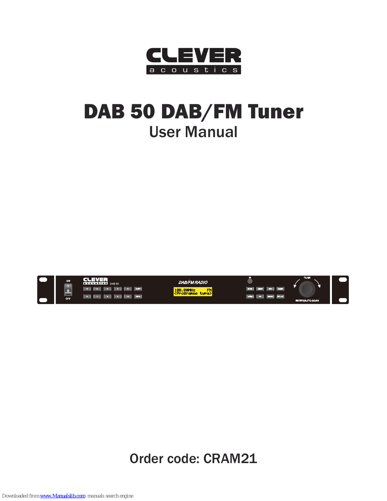 Clever Acoustics CRAM21 User Manual